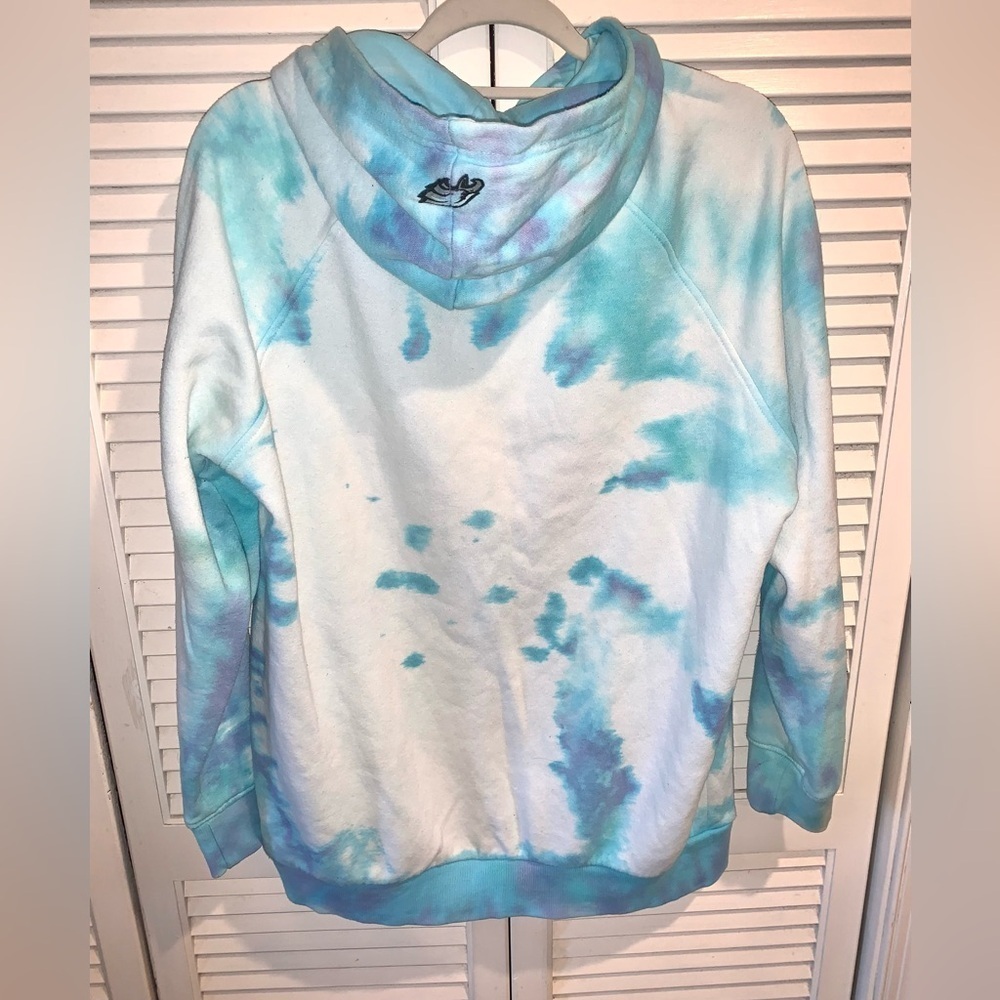 NFL Philadelphia Eagles Tie Dye Hoodie Blue Women’s Size Large - Picture 2 of 10